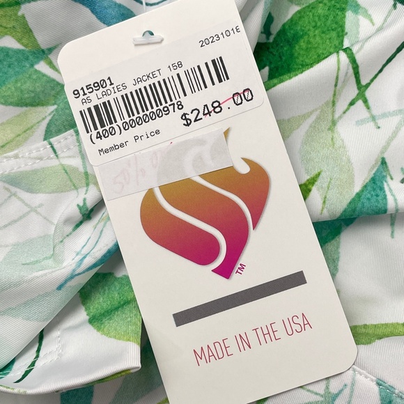 Amy Sport JEMS Fairway Green Athletic Golf Tennis Jacket - NWT - Picture 8 of 9